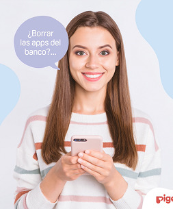Pigeon borrar las apps del banco