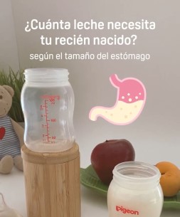 Pigeon cuanta leche necesita